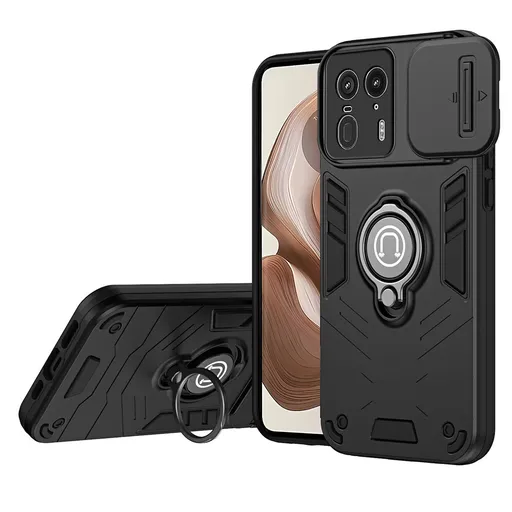 CAMPROTECT Obal s držiakom pre Motorola Edge 50 Ultra čierny