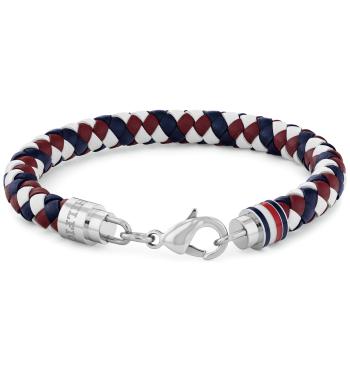 Tommy Hilfiger Kožený tricolor náramok pre mužov Tyson 2790633