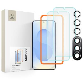 TECH-PROTECT SUPREME SET Sada ochranných skiel + inštalačný rám pre Samsung Galaxy S25 Plus 5G