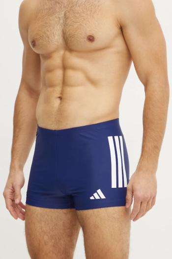 Plavky adidas Performance 3 Stripes tmavomodrá farba, JN6536