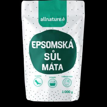 ALLNATURE Epsomská soľ Mäta, 1 x 1000 g