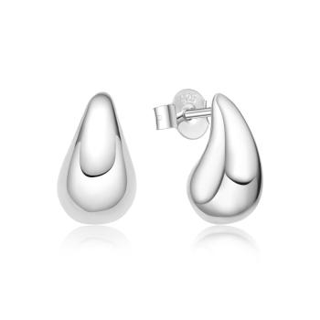 MOISS Štýlové strieborné náušnice Tear Drop E0004894