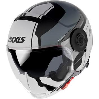 Axxis Raven SV ABS Milano, otvorená helma matt white (MOTO32206nad)