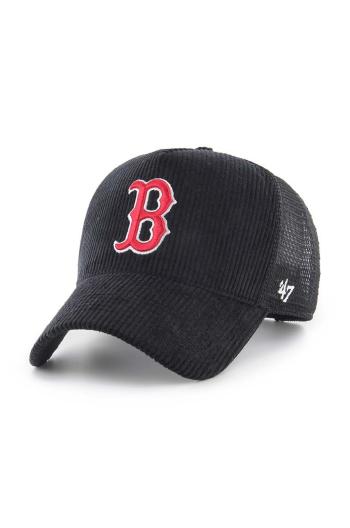 Šiltovka 47 brand MLB Boston Red Sox čierna farba, s nášivkou