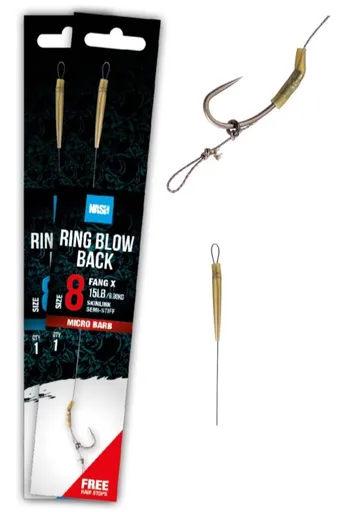 Nash náväzec tube blow back rig barbless - veľkosť háčika 4