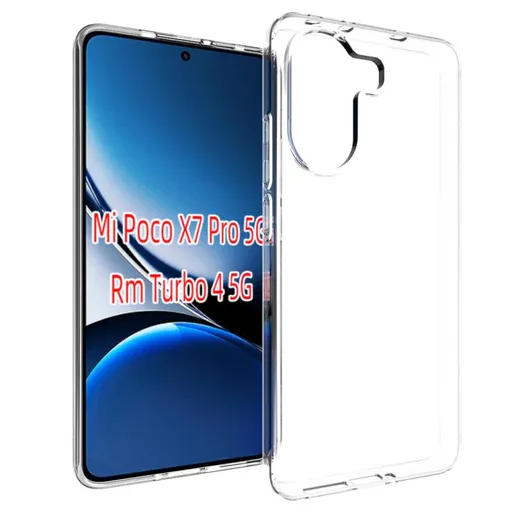 TPU Ochranný kryt pre Xiaomi Poco X7 Pro priehľadný