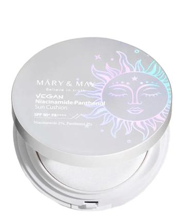 MARY & MAY Slnečná ochrana SPF 50+ Vegan Niacinamide Panthenol (Sun Cushion) 25 g