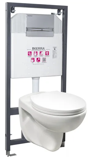 KERRA - Inštalačný set WC Doris/Adriatic CHR 5907548117922