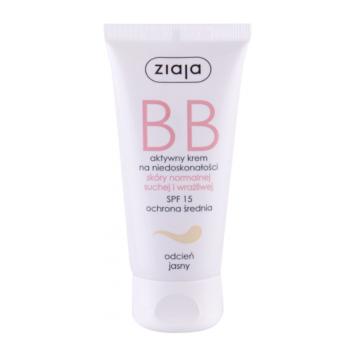 ZIAJA BB krém pre normálnu a suchú pleť SPF 15 svetlý odtieň 50 ml