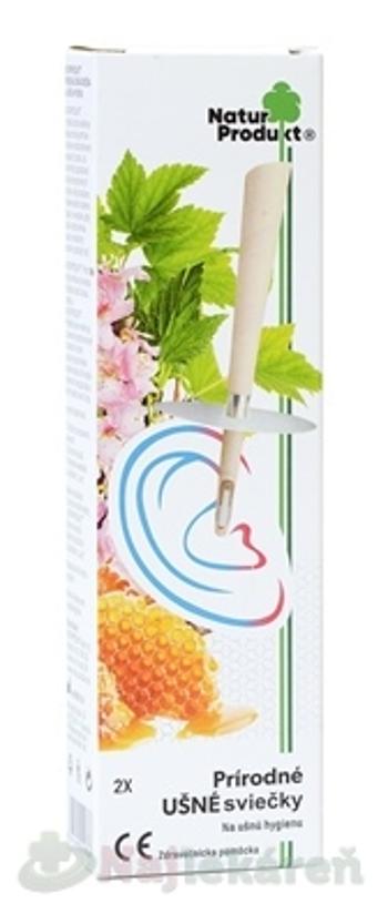 NaturPodukt prírodné ušné sviečky na ušnú hygienu 2ks