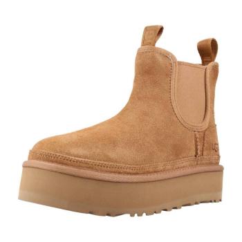 UGG  K NEUMEL PLATFORM CHELSEA  Čižmy Hnedá