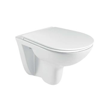 MEREO - WC závesné, RIMLESS, 530x355x360, keramické, vr. sedátka CSS124 VSD81S2