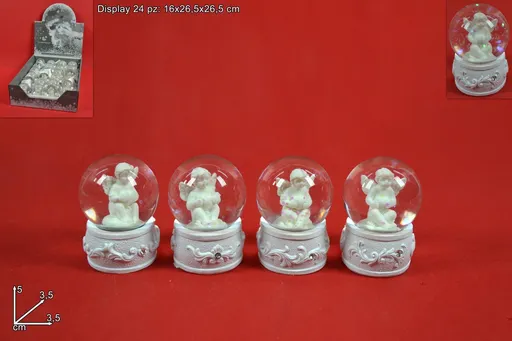 MAKRO - Snežítko anjel 5cm rôzne druhy