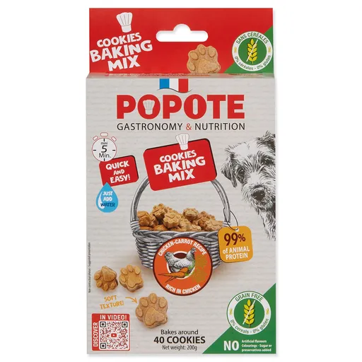 Popote Zmes na pečenie kuracie Grain Free pre psov 200 g
