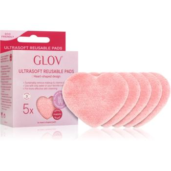 GLOV Heart-Shaped Ultrasoft prateľné odličovacie tampóny 5 ks