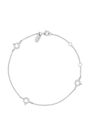 Strieborný náramok Design Letters dámsky, 90506003SILVER