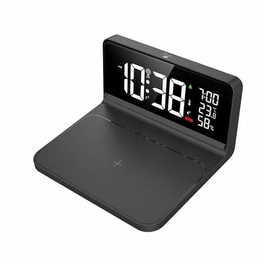 Solight CA06 Hodiny s Qi bezdrôtovým nabíjaním