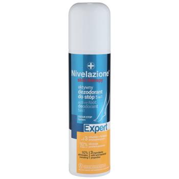 Ideepharm Nivelazione Expert aktívny deodorant na chodidlá 5 v 1 v spreji 150 ml