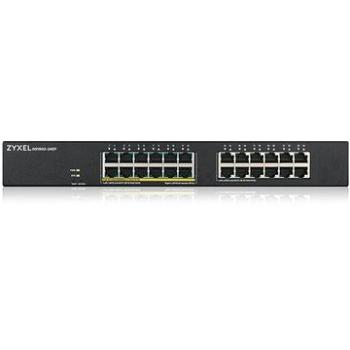 Zyxel GS1900-24, 24-port GbE L2, 12 Port PoE Smart Switch, rackmount, 130 W (GS1900-24EP-EU0101F)