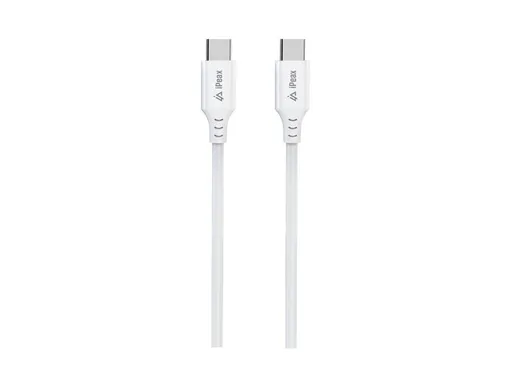 Kábel iPEAX 90010114 USB-C/USB-C 1,5 m biely