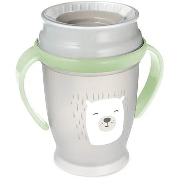 LOVI Hrnček  360° JUNIOR 250 ml s úchytmi BUDDY BEAR (5903407015996)