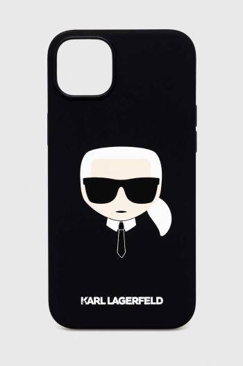 Puzdro na mobil Karl Lagerfeld iPhone 14 Plus 6,7" čierna farba