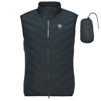 Emporio Armani EA7  PREMIUM SHIELD DOWN WAISTCOAT  Bundy Modrá