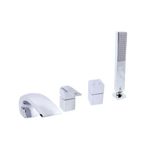 Vaňová batéria RAV Slezák LOIRA so sprchovacím setom chróm LR572.0P