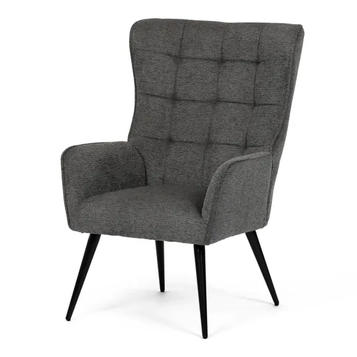 Relaxačné kreslo 315 GREY2, tmavosivá