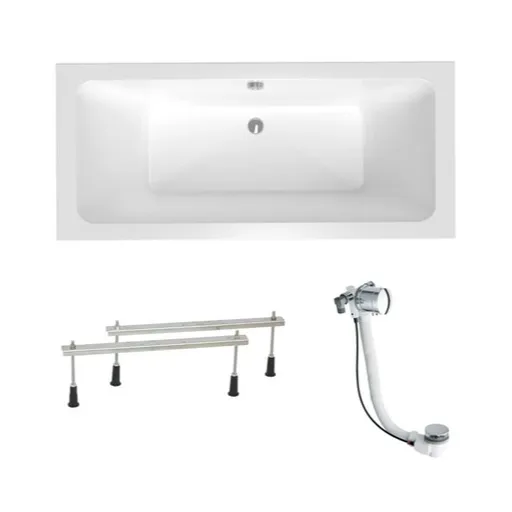 Obdĺžniková vaňa Laguna Nora Plus 180x80 cm akrylát ľavá aj pravá SIKONO1800APN