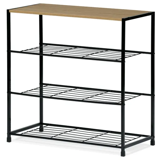 Botník GD-414 OAK Leik, 4 police, 63 x 30 x 63,5 cm, 4 poschodia