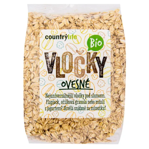 COUNTRY LIFE Vločky ovsené BIO 500 g