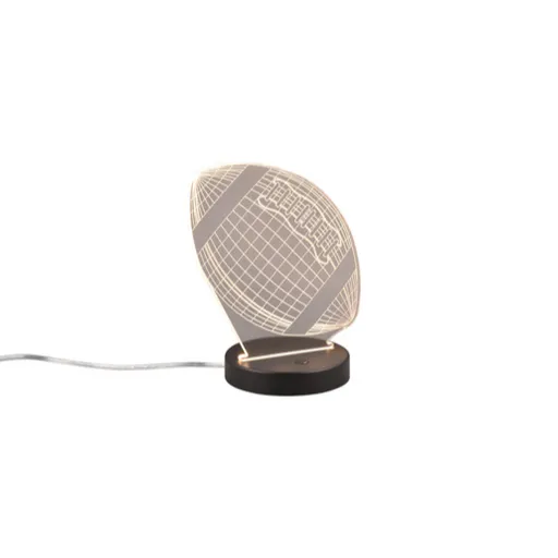 Reality Football stolová lampa čierna r52821132 RER52821132