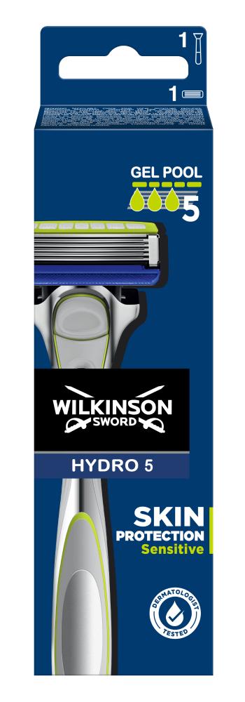 Wilkinson Sword Holiaci strojček + 1 náhradná hlavica Hydro 5 Skin Protection Sensitive