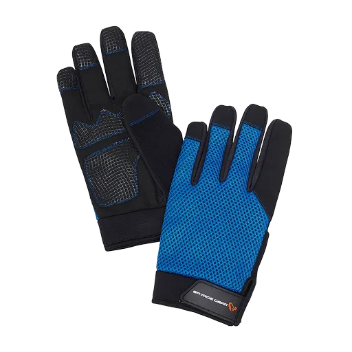 Savage gear rukavice aqua mesh glove sea blue - xl