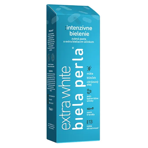 BIELA PERLA Bieliaca zubná pasta intenzívne bielenie 75 ml