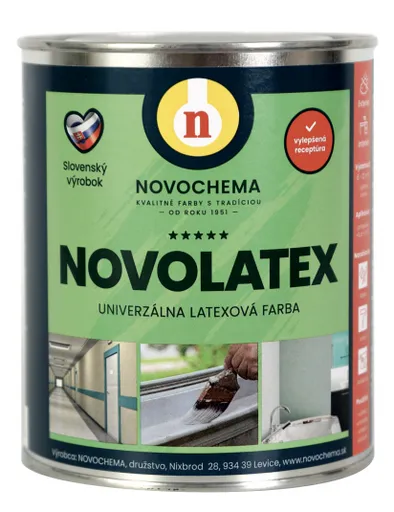 NOVOLATEX - Univerzálna latexová farba biela 25 kg