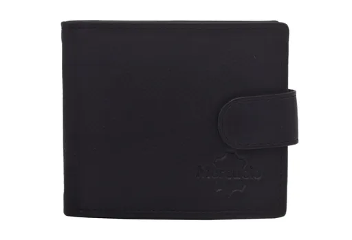 Malá kožená peňaženka MERCUCIO čierna 2311805