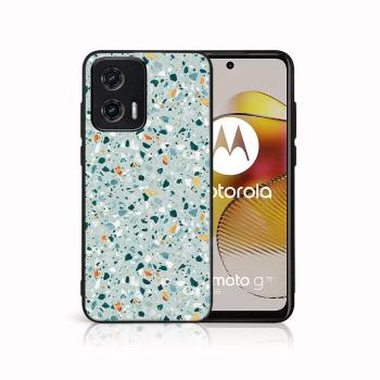 MY ART Ochranný kryt pre Motorola Moto G73 5G BLUE TERRAZZO (164)