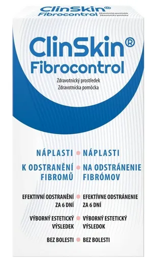 ClinSkin Fibrocontrol náplasti na odstránenie fibrómov 3ks