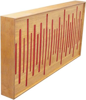 Mega Acoustic FiberExcellentPRO120 Natural/Red Absorpčný drevený panel