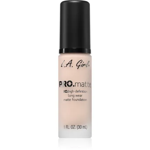 L.A. Girl Cosmetics PRO. Matte HD dlhotrvajúci make-up s matným efektom odtieň Ivory 30 ml