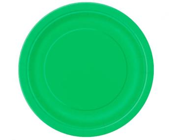 Godan Papírové talíře - zelené 23 cm 8 ks