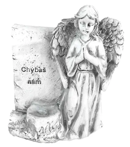 MAKRO - Anjel - chýbaš nám 19x16cm