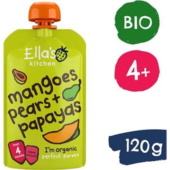 Ella´s Kitchen Mango, hruška a papája 120 g (5060107334786)