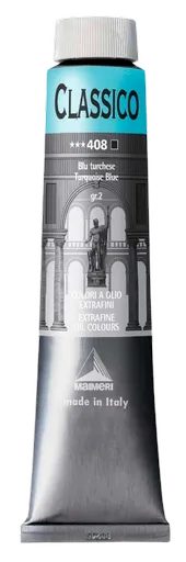 MAIMERI CLASSICO - Extra jemné olejové farby 408 - turquoise blue, 0,2 L