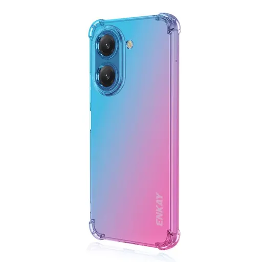 ENKAY GRADIENT Ochranný kryt pre Xiaomi Redmi A5 BLUE PINK
