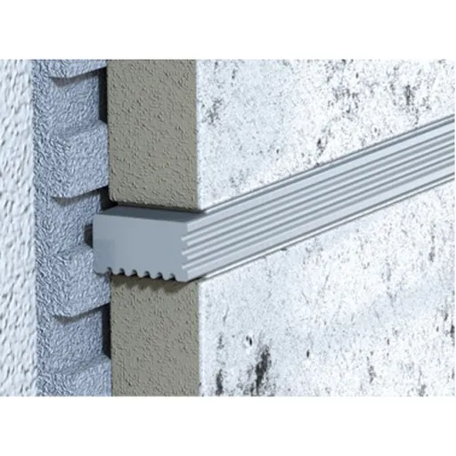 Listela vario dekoračná Havos chróm kartáčovaný, hliník elox, dĺžka 100 cm, výška hrany 5 mm, LVARIO59