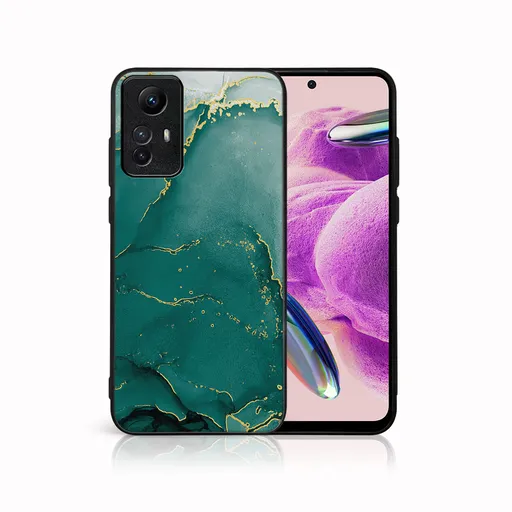MY ART Ochranný kryt pre Xiaomi Redmi Note 12S GREEN MARBLE (145)