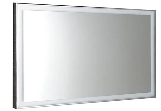SAPHO - LUMINAR zrkadlo s LED osvetlením v ráme 120x55cm, chróm NL560
